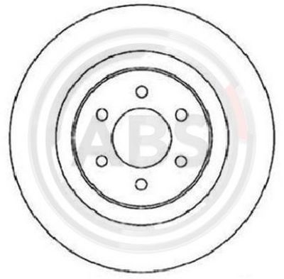 Brake Disc A.B.S. 16720