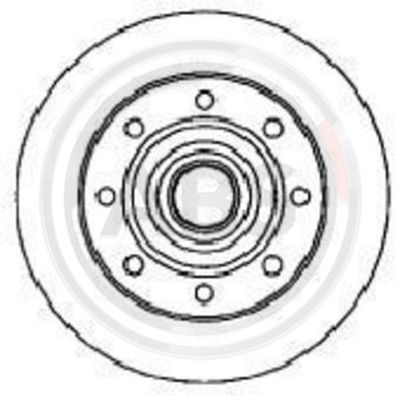 Brake Disc A.B.S. 17248