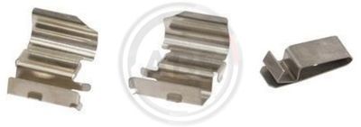 Accessory Kit, disc brake pad A.B.S. 1775Q