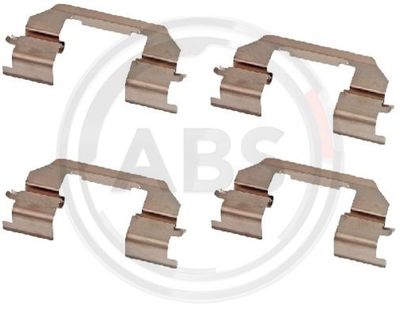 Accessory Kit, disc brake pad A.B.S. 2014Q