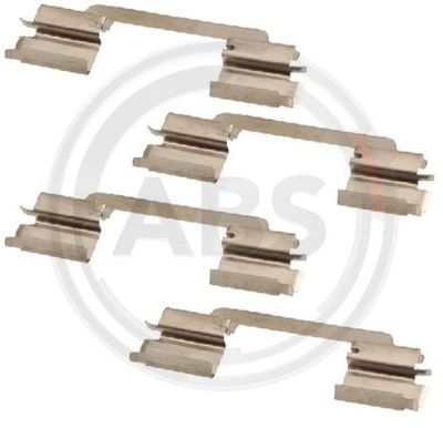 Accessory Kit, disc brake pad A.B.S. 2022Q
