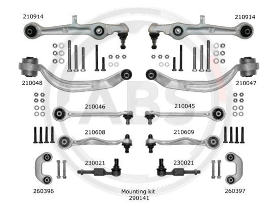 A.B.S. 219901 Repair Kit, control arm