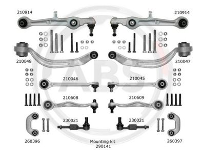 Repair Kit, control arm A.B.S. 219901