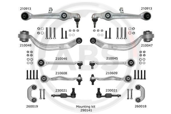 A.B.S. 219902 Repair Kit, control arm