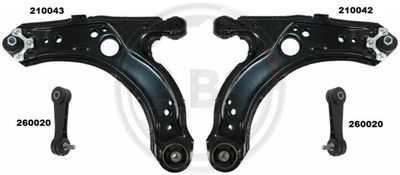 Repair Kit, control arm A.B.S. 219905