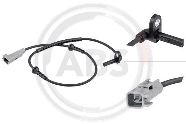 A.B.S. 30086 Sensor, wheel speed