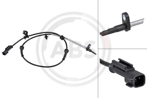 A.B.S. 30105 Sensor, wheel speed