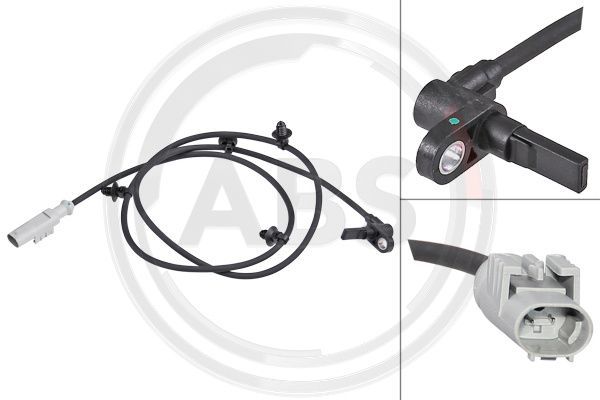 A.B.S. 30164 Sensor, wheel speed