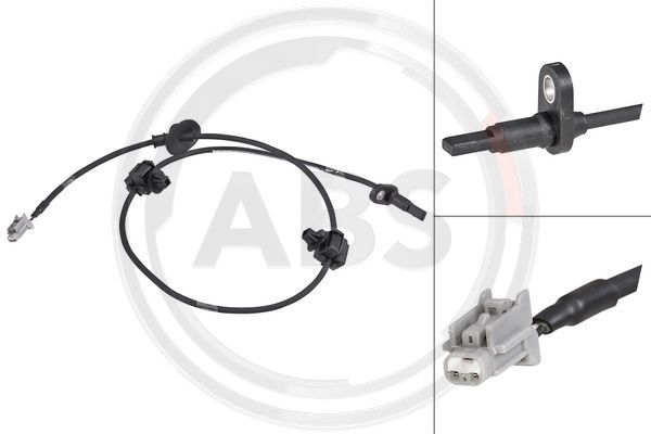 A.B.S. 30178 Sensor, wheel speed