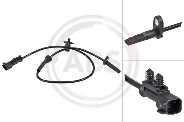 A.B.S. 30182 Sensor, wheel speed