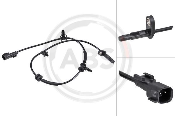 A.B.S. 30184 Sensor, wheel speed
