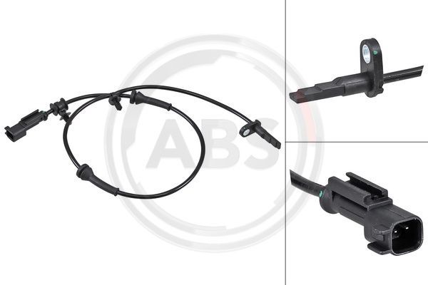 A.B.S. 30185 Sensor, wheel speed