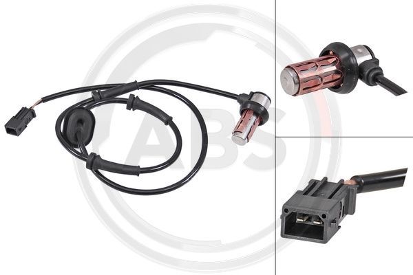 A.B.S. 30186 Sensor, wheel speed