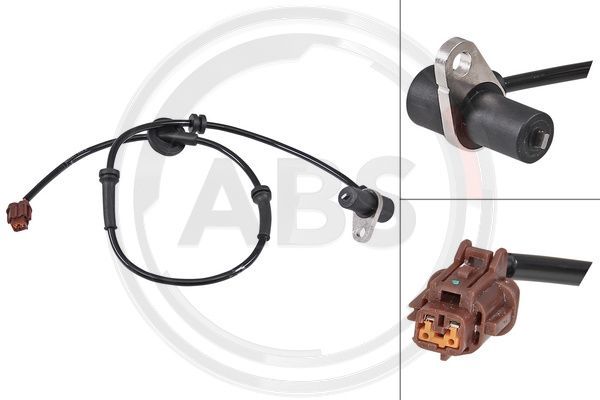 A.B.S. 30187 Sensor, wheel speed