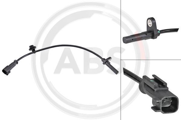 A.B.S. 30188 Sensor, wheel speed