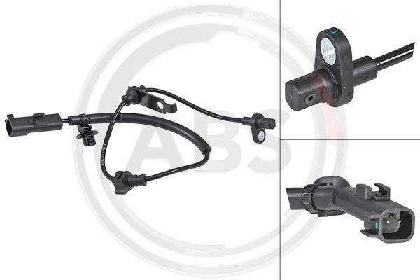 A.B.S. 30189 Sensor, wheel speed