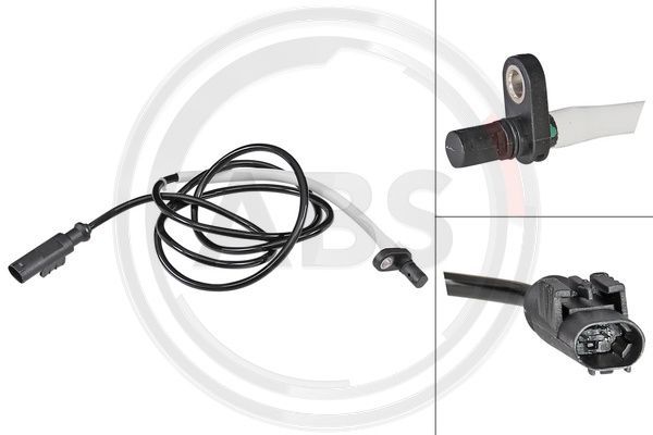 A.B.S. 30191 Sensor, wheel speed