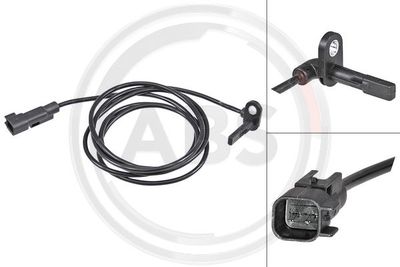 Sensor, wheel speed A.B.S. 30196
