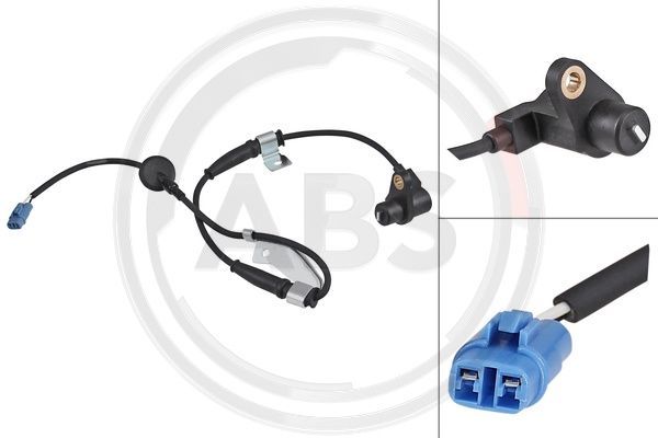 A.B.S. 30198 Sensor, wheel speed