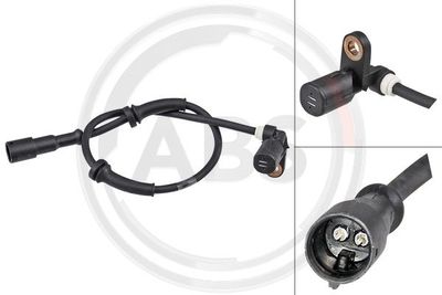 Sensor, wheel speed A.B.S. 30205