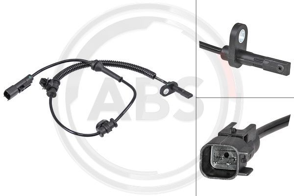 A.B.S. 30217 Sensor, wheel speed