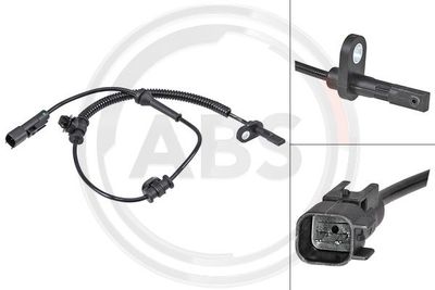Sensor, wheel speed A.B.S. 30217