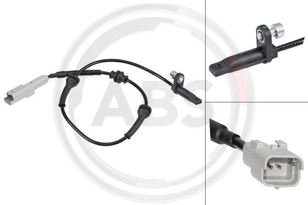A.B.S. 30219 Sensor, wheel speed