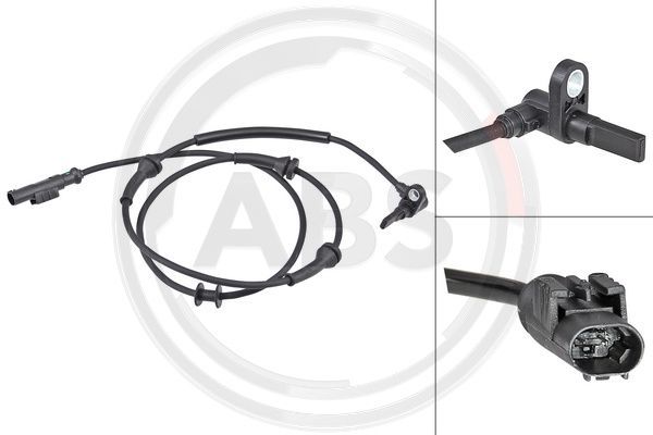 A.B.S. 30222 Sensor, wheel speed