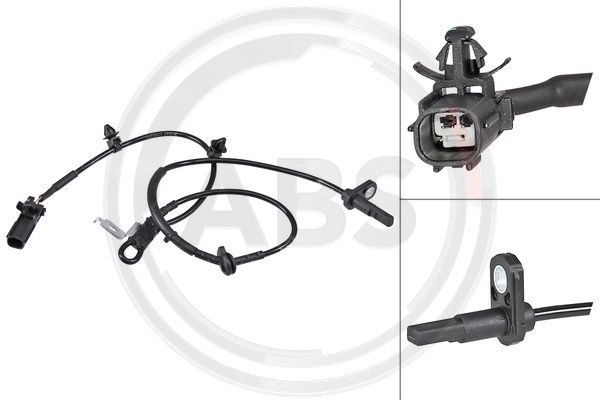 A.B.S. 30236 Sensor, wheel speed