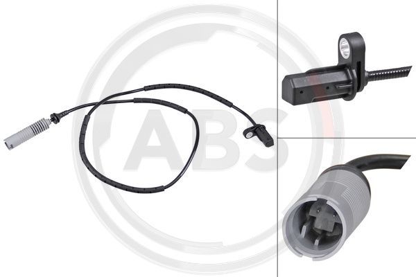 A.B.S. 30268 Sensor, wheel speed
