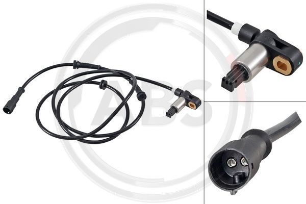 A.B.S. 30408 Sensor, wheel speed