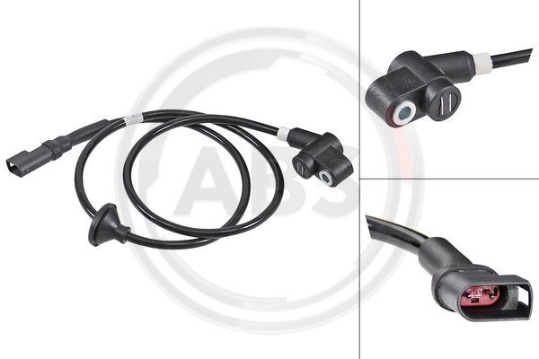 A.B.S. 30436 Sensor, wheel speed