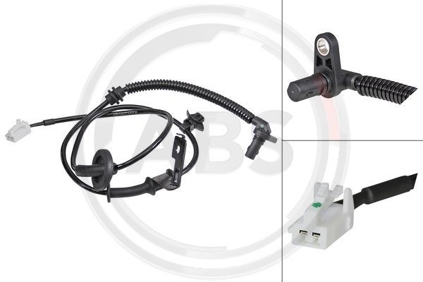 A.B.S. 30500 Sensor, wheel speed