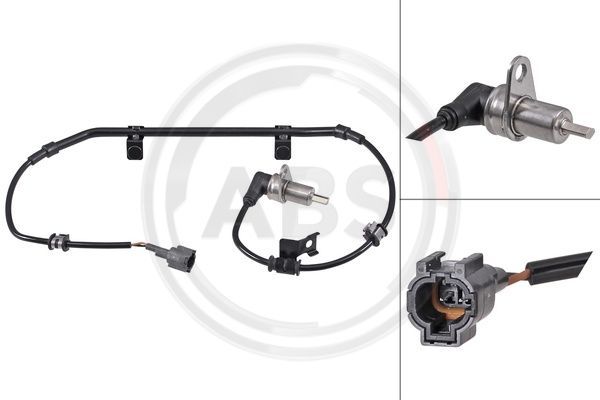 A.B.S. 30513 Sensor, wheel speed