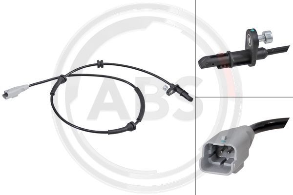 A.B.S. 30642 Sensor, wheel speed