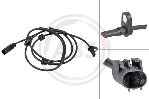 A.B.S. 30647 Sensor, wheel speed