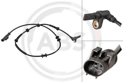 Sensor, wheel speed A.B.S. 30666