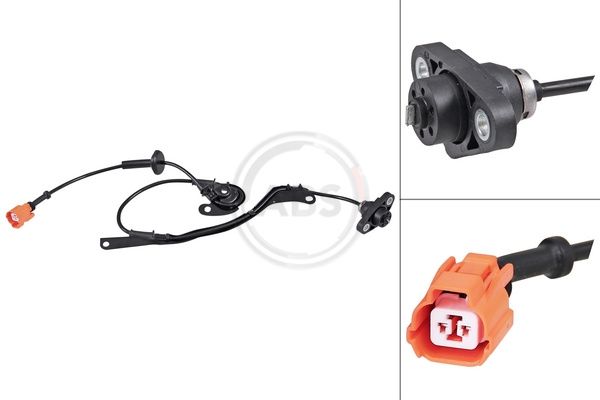 A.B.S. 30834 Sensor, wheel speed