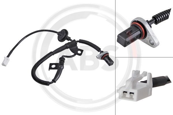 A.B.S. 30912 Sensor, wheel speed