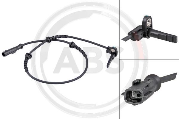 A.B.S. 31466 Sensor, wheel speed
