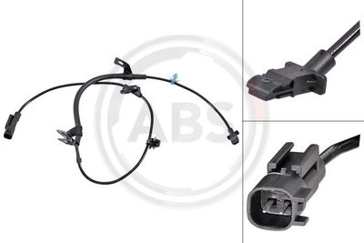 Sensor, wheel speed A.B.S. 31546