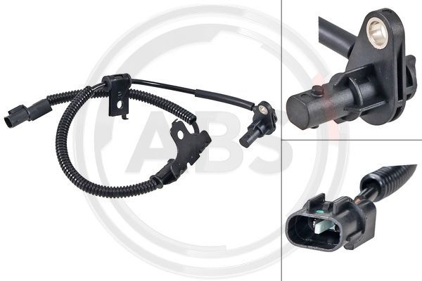 A.B.S. 31566 Sensor, wheel speed