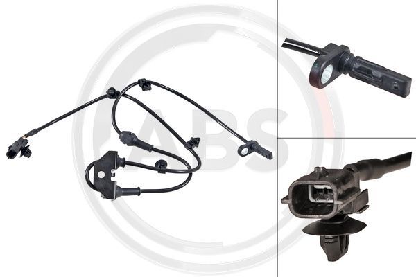 A.B.S. 31579 Sensor, wheel speed