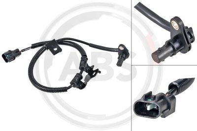 Sensor, wheel speed A.B.S. 31598