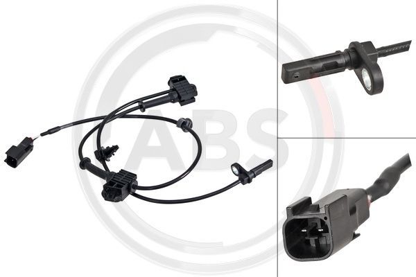 A.B.S. 31627 Sensor, wheel speed