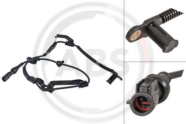 A.B.S. 31628 Sensor, wheel speed