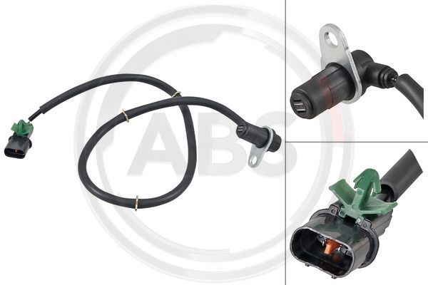 A.B.S. 31629 Sensor, wheel speed