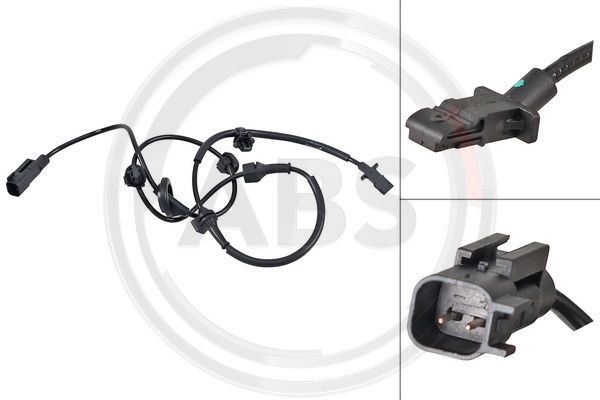 A.B.S. 31631 Sensor, wheel speed