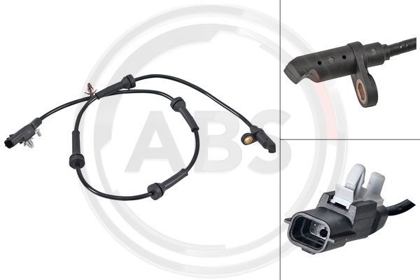 A.B.S. 31633 Sensor, wheel speed