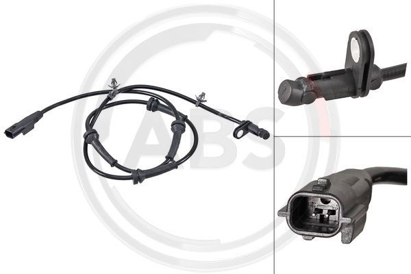 A.B.S. 31634 Sensor, wheel speed
